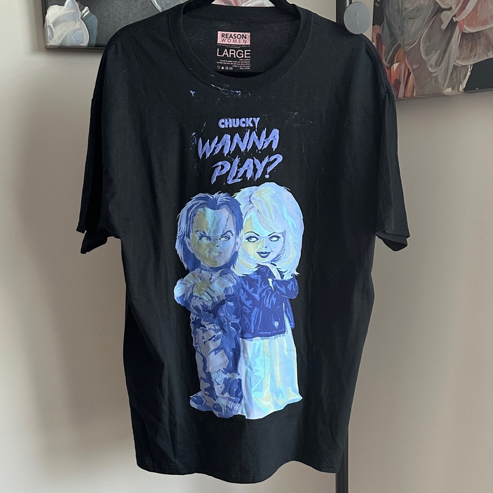 ☀️CHUCKY Black Graphic Tee